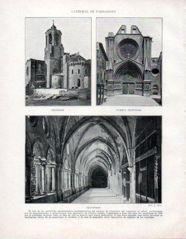 LAMINA V33540: Catedral de Tarragona 