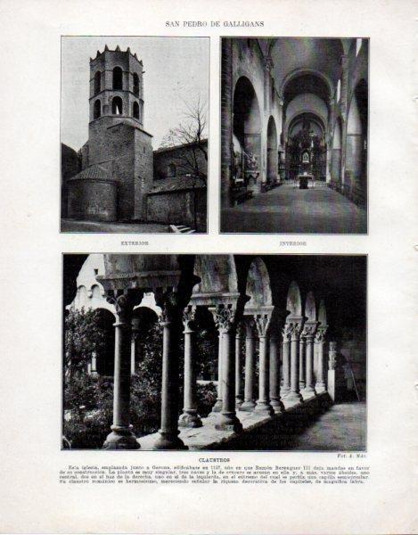 LAMINA V33541: Iglesia de San Pedro de Galligans