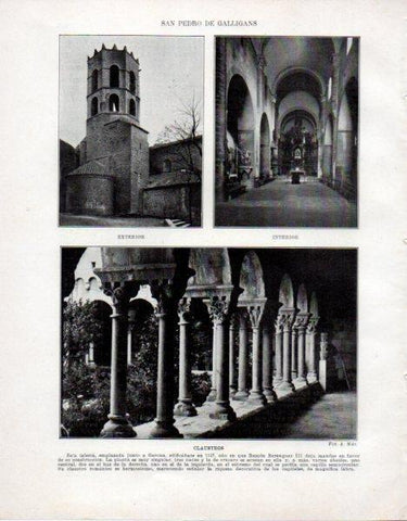 LAMINA V33541: Iglesia de San Pedro de Galligans