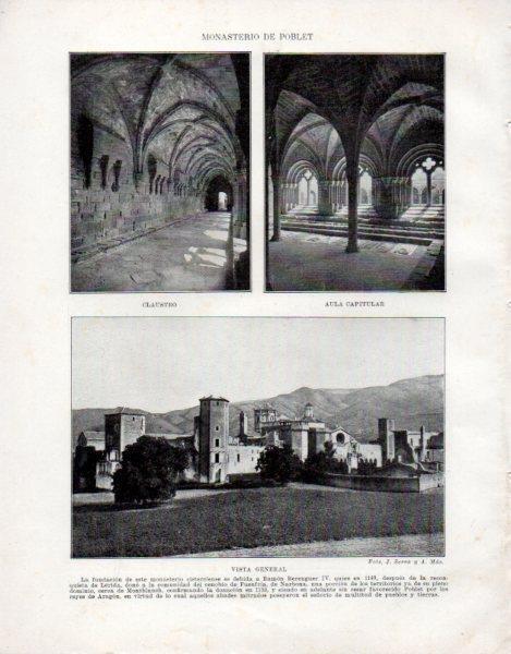 LAMINA V33547: Monasterio de Poblet