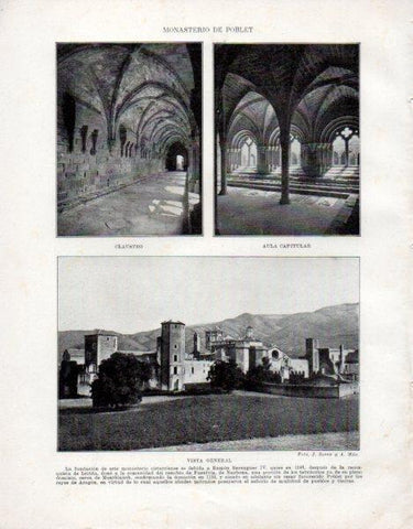 LAMINA V33547: Monasterio de Poblet