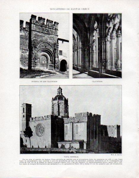 LAMINA V33549: Monasterio de Santas Creus
