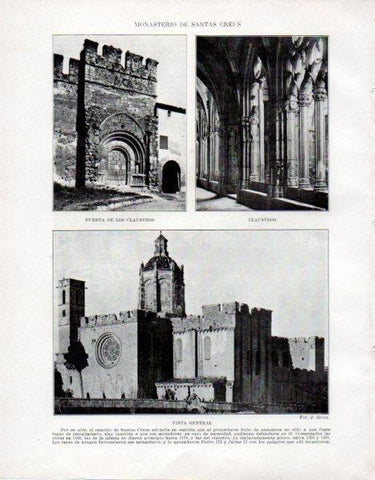 LAMINA V33549: Monasterio de Santas Creus