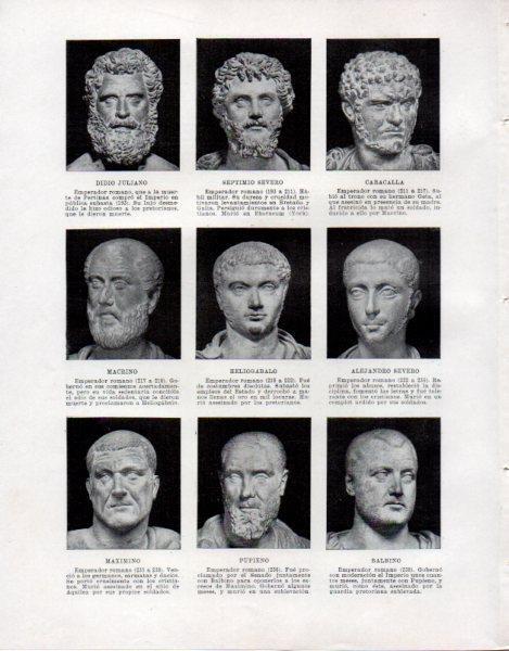 LAMINA V33413: Emperadores romanos II