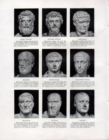 LAMINA V33413: Emperadores romanos II