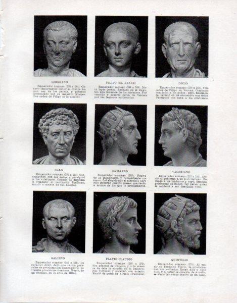 LAMINA V33414: Emperadores romanos III