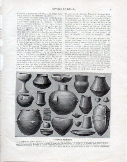 LAMINA V33388: Ceramica neolitica