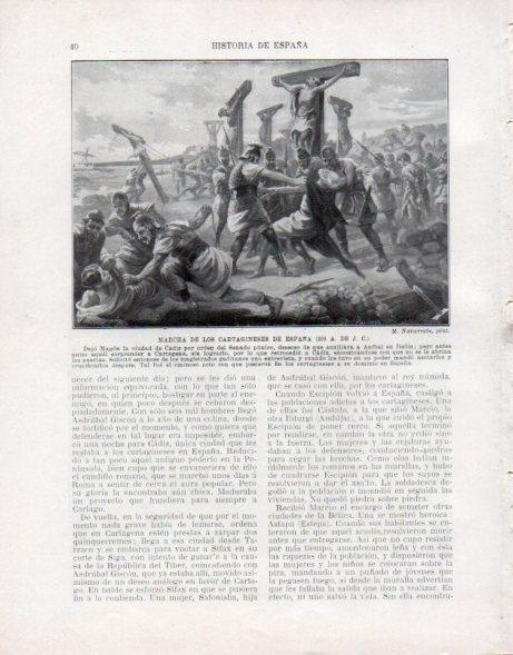 LAMINA V33397: Marcha de los cartagineses de España por M. Navarrete