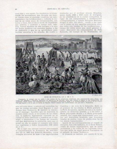 LAMINA V33405: Sitio de Numancia por F. Mota