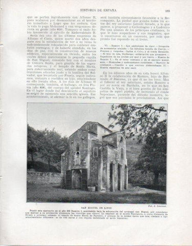 LAMINA V33474: Santuario San Miguel de Linio