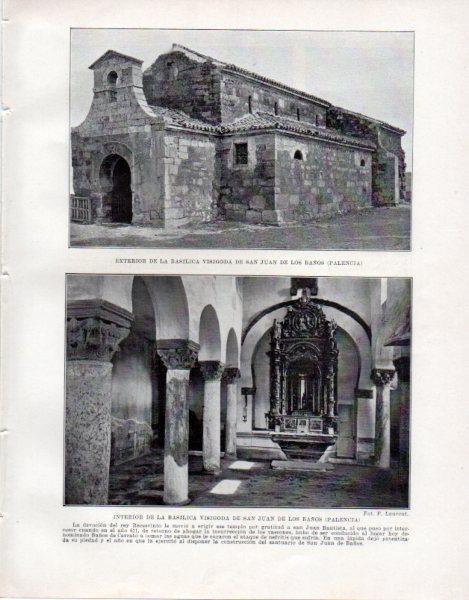 LAMINA V33451: Basilica de San Juan de los Baños en Palencia