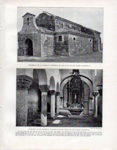 LAMINA V33451: Basilica de San Juan de los Baños en Palencia