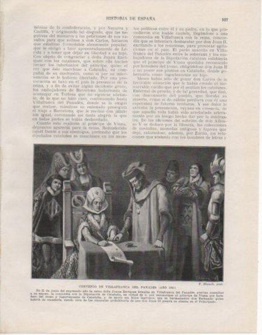 LAMINA V33680: Convenio de Villafranca del Panades por F. Blanch