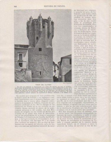 LAMINA V33687: Torre del Clavero en Salamanca