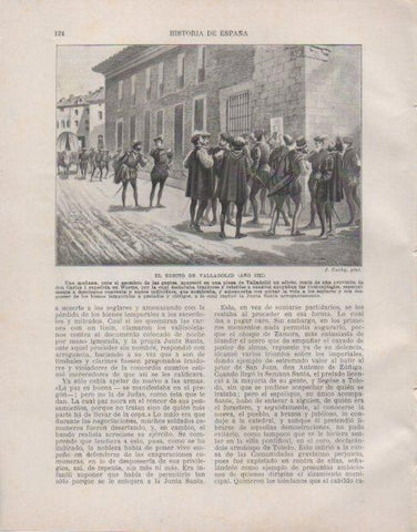 LAMINA V33754: El Edicto de Valladolid por J. Cuchy