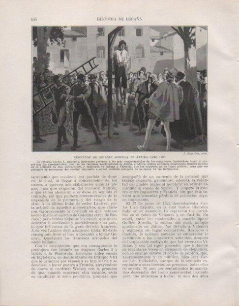 LAMINA V33759: Ejecucion de Guillem Sorolla en Jatiba por J. Segrelles