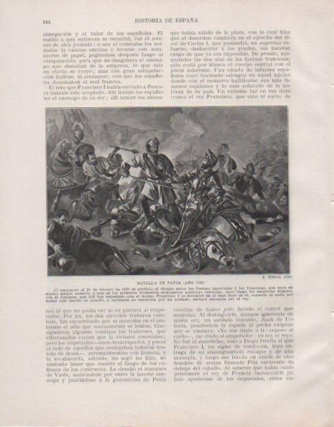 LAMINA V33761: Batalla de Pavia por A. Gomez