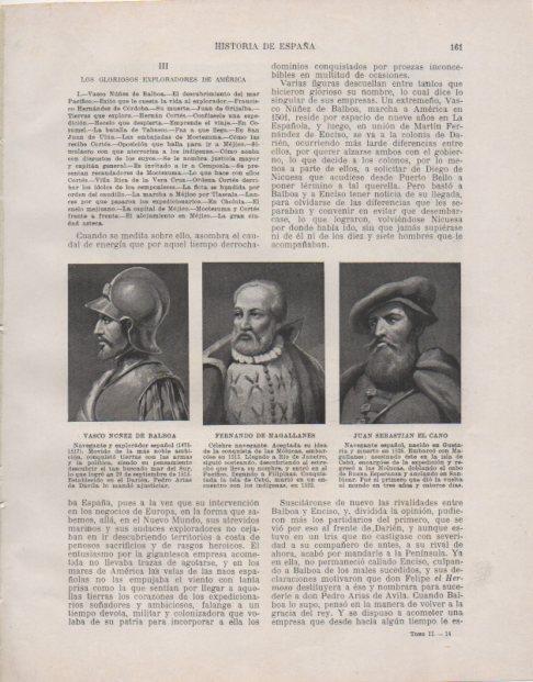 LAMINA V33769: Vasco Nuñez de Balboa, Fernando de Magallanes y Juan Sebastian Elcano