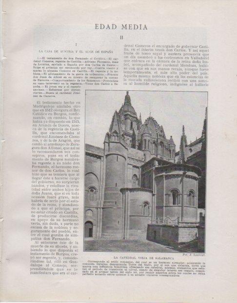 LAMINA V33746: La Catedral vieja de Salamanca