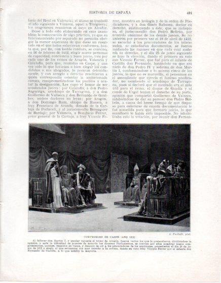 LAMINA V33663: Compromiso de Caspe por A. Parlade