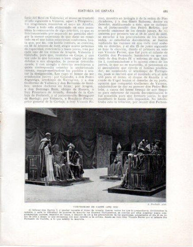 LAMINA V33663: Compromiso de Caspe por A. Parlade