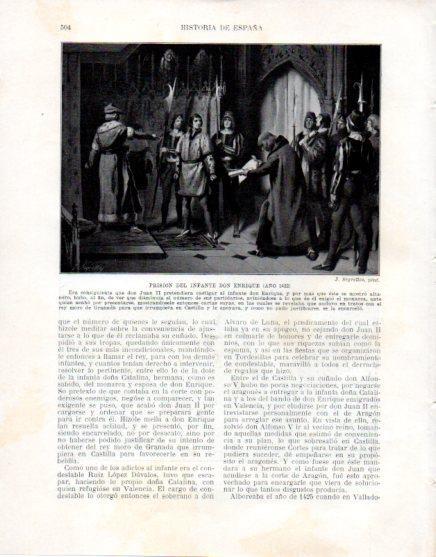 LAMINA V33668: Prision del Infante Don Enrique por J. Segrelles