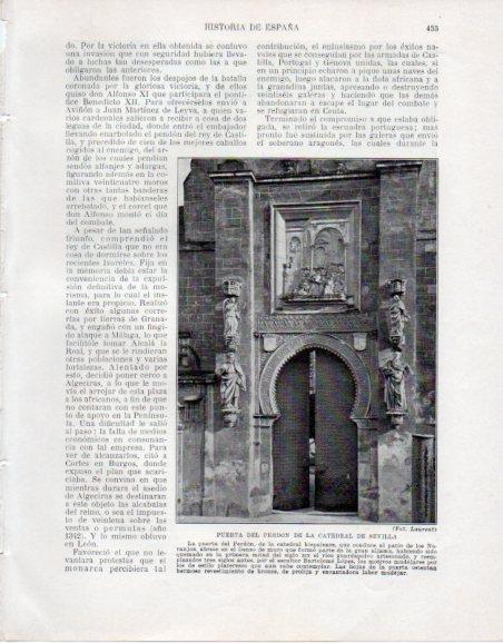 LAMINA V33634: Puerta del Perdon, Catedral de Sevilla