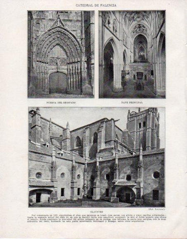 LAMINA V33635: Vistas de la Catedral de Palencia