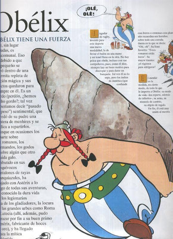 Poster-Ficha Asterix: Quien es quien: Obelix