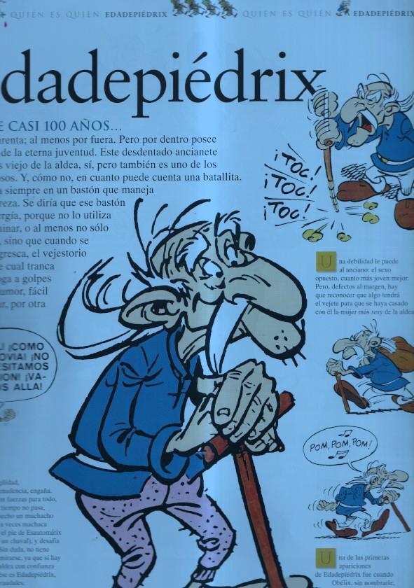 Poster-Ficha Asterix: Quien es quien: Edadepiedrix