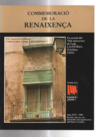 Nadal 1982 numero 16: Commemoracio de la Renaixenca