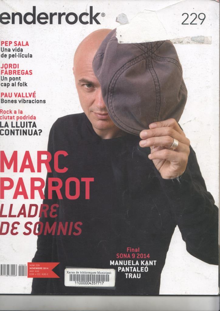 Enderrock num 229, novembre 2014. NO INCLUYE EL CD - Marc Parrot lladre de somnis