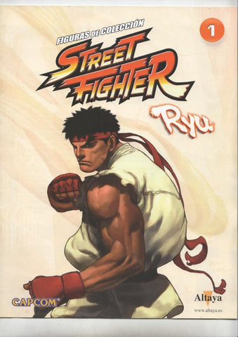 Fascículo: Figuras de Colección Street Fighter num 1. NO INCLUYE LA FIGURA DE RYU. Incluye poster central de Ryu (42x28 cm)