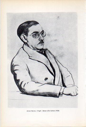 LAMINA V34520: Antoni Rovira i Virgili, retrat d'En Callico 1928