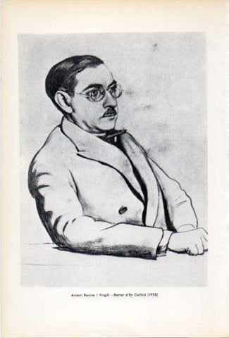 LAMINA V34520: Antoni Rovira i Virgili, retrat d'En Callico 1928