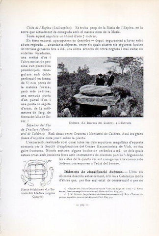 LAMINA V34679: Dolmen La Barraca del Lladre a L'Estrada