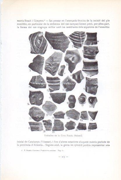 LAMINA V34687: Troballes varies de la Cova Fonda