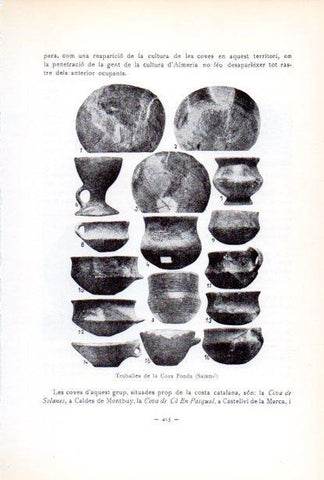 LAMINA V34688: Cova Fonda troballes varies