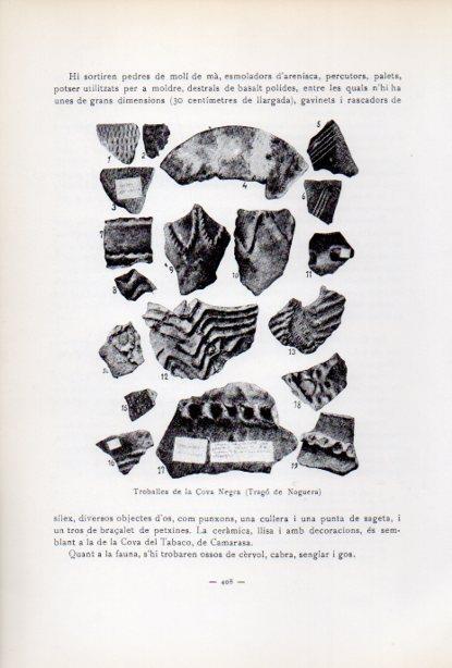LAMINA V34691: Troballes de la Cova Negra (Trago de Noguera)