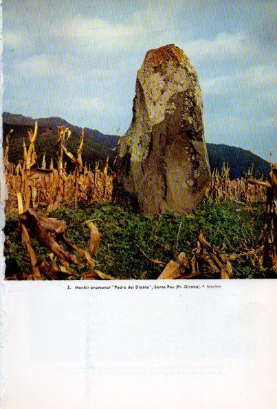 LAMINA V34641: Menhir Pedra del Diable, Sant Pau