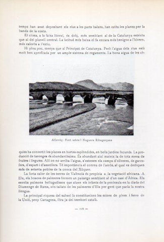 LAMINA V34642: Pont sobre'l Noguera Ribagorçana, Alfarraç
