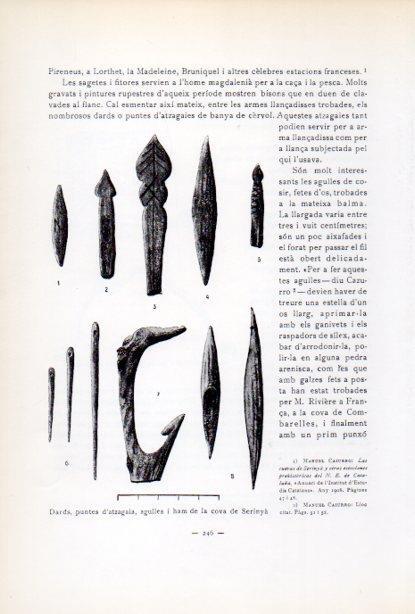 LAMINA V34656: Objectes de la cova de Serinya