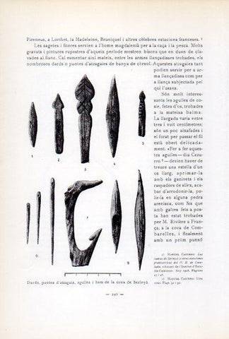 LAMINA V34656: Objectes de la cova de Serinya