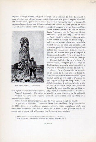 LAMINA V34695: La Pedra dreta a Montmell
