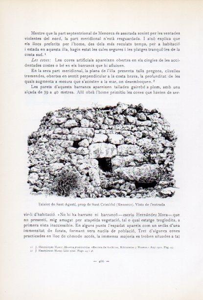 LAMINA V34696: Talaiot de Sant Agusti, Menorca