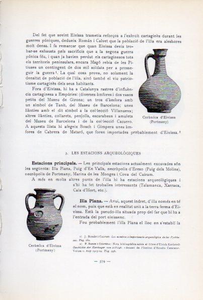 LAMINA V34730: Ceramiques d'Eivissa, Portmany