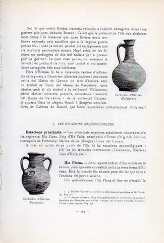 LAMINA V34730: Ceramiques d'Eivissa, Portmany