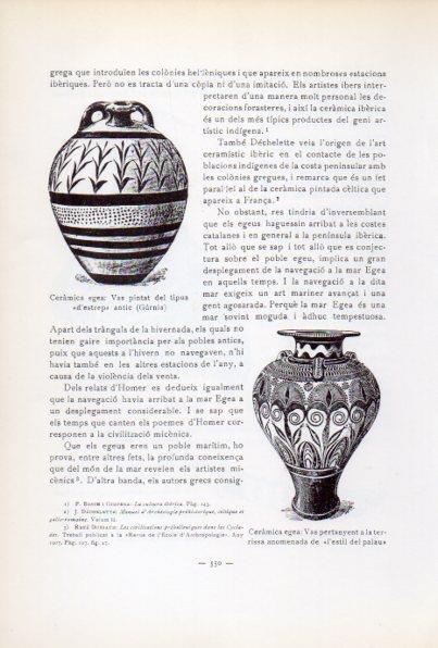 LAMINA V34736: Ceramica egea, Vas del tipus d'estrep 