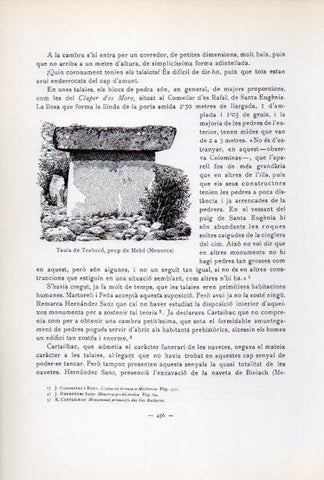 LAMINA V34699: Taula de Trabuco, Menorca