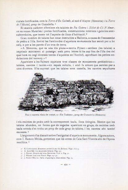 LAMINA V34700: Nau o naveta Els Tudons, Menorca